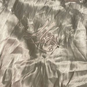 Silk “Mrs” robe